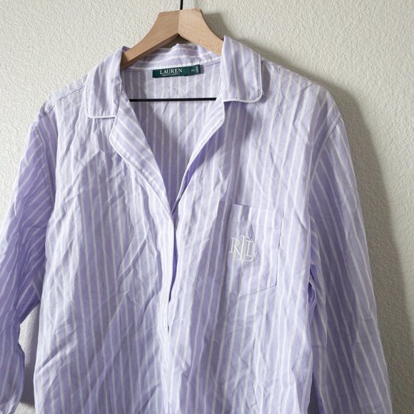 Lauren Ralph Lauren Classic Woven Pajama Set - Picture 3 of 12